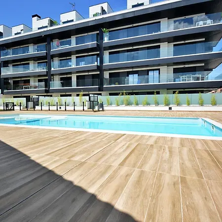Galihost - Impresionante Apartamento Con Piscina En Sanxenxo Buitenkant foto